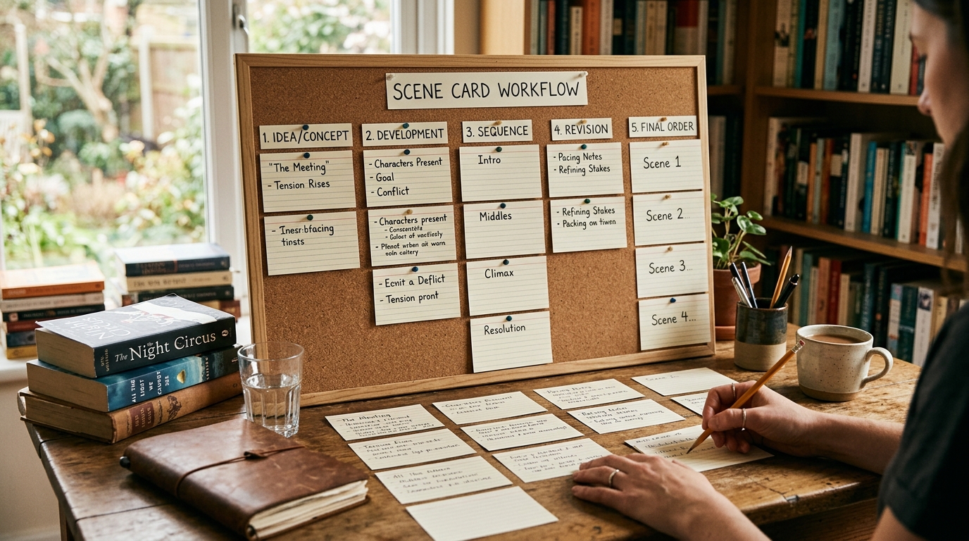 Scene Card Workflow: How to Plan Every Chapter Before You Write It