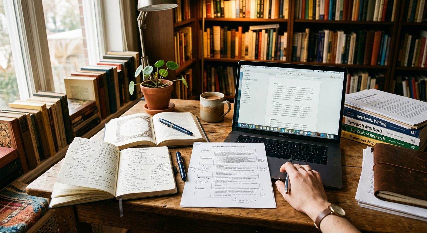 How a Research Paper Template Workflow Keeps Your Ideas Organised
