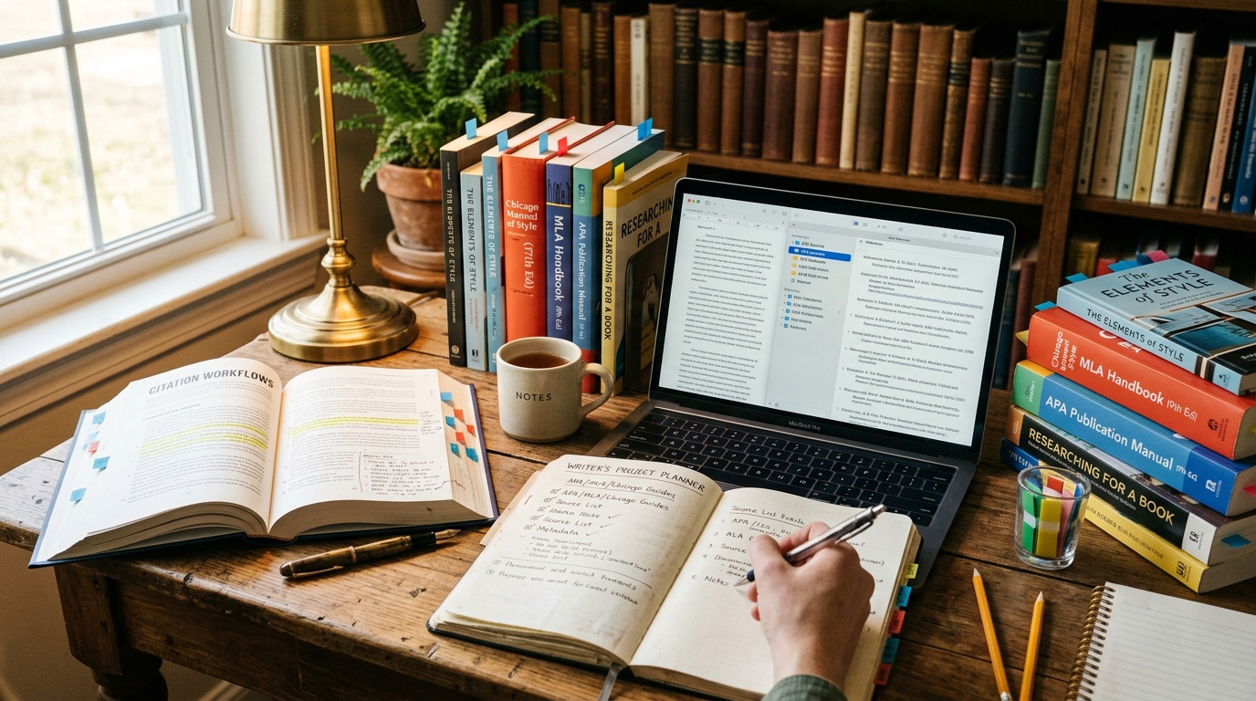 APA MLA Chicago Citation Workflow: Smart Book Planner Guide