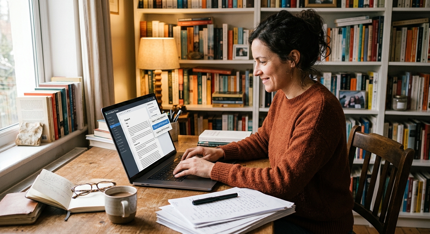 Export Manuscript to Kindle EPUB PDF in Smart Book Planner